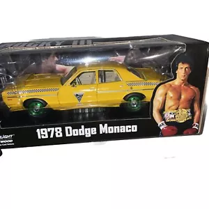 GREENLIGHT 1978 DODGE MONACO ROCKY III GREEN MACHINE CHASE 1/24 HOLLYWOOD - Picture 1 of 6
