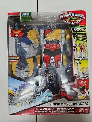 ОТКРЫТАЯ КОРОБКА Power Rangers Dino Super Charge Titano Megazord Transforming - Изображение 1 из 4