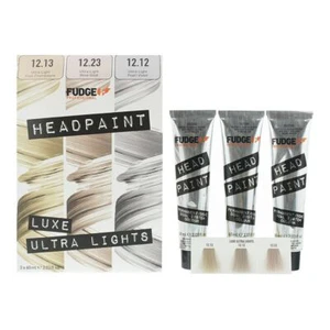 Fudge Professional Head Paint High Lift Trio Kit 3 X 60ml 12.13/ 12.23/ 12.12 - Picture 1 of 1