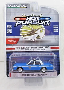 1990 CHEVROLET CAPRICE - NEW YORK CITY POLICE * NEW Greenlight * Hot Pursuit * - Picture 1 of 4