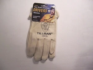 Tillman 1424L Grade "A" Top Grain Cowhide Drivers Gloves Large #hz - Picture 1 of 2