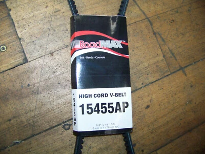 Gates Road Max High Cord V-Belt 3/8" X 46" muescas 15455AP nuevo Foto 1 de 2