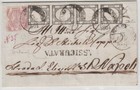 PROVINCE NAPOLETANE E NAPOLI 1858 10 GRANA MISTA STRISCIA 1 GRANO SU BUSTA CERT.