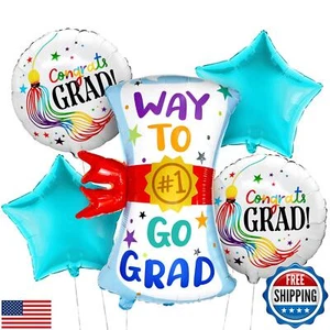 KatchOn, Kindergarten Graduation Balloons - Pack 5 | Big 26 inch, Grad Certif - Picture 1 of 5