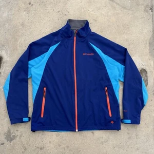 Columbia Mens Large Omni-Heat Breathable Windproof Soft Shell Reflective Jacket - Picture 1 of 11