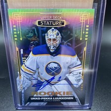 UKKO-PEKKA LUUKKONEN - STATURE ROOKIE ON CARD AUTO 092/199 .