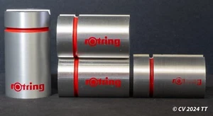 4x rOtring Stifthalter / Präsentationsständer, Aluminium massiv ca. 105/80 Gramm - Picture 1 of 6