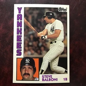 1984 Topps TIFFANY Set STEVE BALBONI #782 NEW YORK YANKEES - NM/MINT - Picture 1 of 2