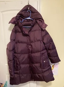 NEW W/ Tags 3x KC Collections Quilted Woven Zip Front Jacket. Removable Hood - Picture 1 of 12