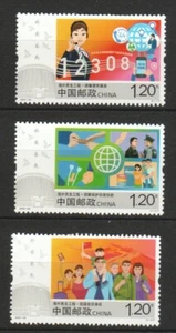 P.R. OF CHINA 2020-26 CHINESE CITIZENS ABROAD ASSISTANCE COMP. SET 3 STAMPS MINT - Picture 1 of 1