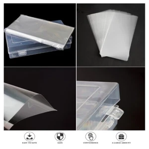 Transparent Money Sleeves Set Of 100 For Secure Storage And Display Of Notes - Picture 1 of 8