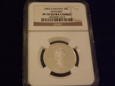 2002   50 C   Ontario     Canada              NGC PF  70 - Image 1 of 2