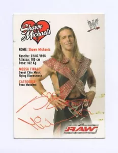 WRESTLING WWE RAW SMACKDOWN CARD ITALY 2004 SHAWN MICHAELS #024 IDEAL FOR PSA - Imagen 1 de 2