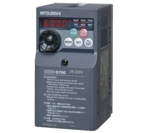 Mitsubishi Electric FR-E820-0.1K-1 Wechselrichter dreiphasig 200V Monitorausgang FM - Bild 1 von 2