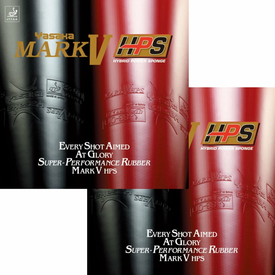 Yasaka Mark V HPS DOPPELPACK / Tischtennisbelag / NEU / zum Sonderpreis