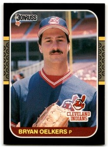 1987 Donruss Bryan Oelkers Cleveland Indians #596