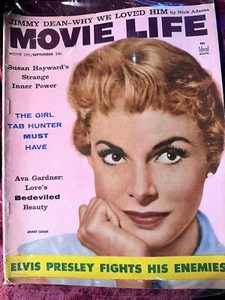 Movie Life Magazine september 1955 ava gardner-elvis presley-james dean - Picture 1 of 3
