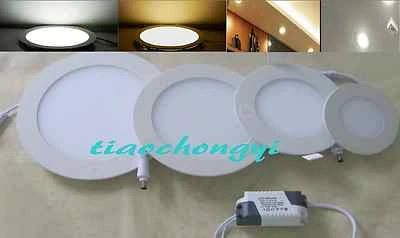 Panel LED 3W 6W 9W 12W 15W 18W Luz Empotrada Techo Downlight 85V-265V Foto 1 de 4
