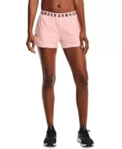 Under Armour Womens Logo Waistband Play Up Shorts, Pink, X-Large - Picture 1 of 1