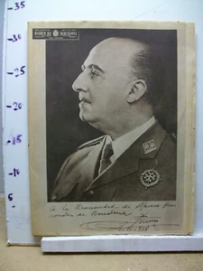 DIARIO de BARCELONA de 1959 FIRMADO y DEDICADO por FRANCO - Imagen 1 de 2