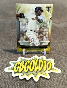 2019 Topps Triple Threads Yellow /75 David Ortiz #97 HOF - Picture 1 of 3