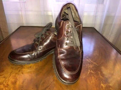 Мужские городские туристические кроссовки Mephisto Air Jet размер 8 США коричневые кожаные повседневные  - Изображение 1 из 4