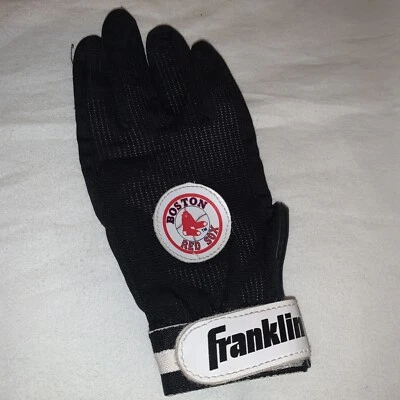 Boston Red Sox Kids Franklin Batting Glove Rt Hand Small Fenway Souvenier Gift - Image 1 of 3