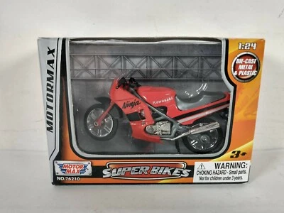 Motor Max Super Bikes Kawasaki Ninja 76210 Die Cast Motorcycle - Image 1 of 4