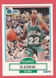 Fleer Basketball # 38 1990 Rolando Blackman -- Mavericks -- Caja 737 - Imagen 1 de 1
