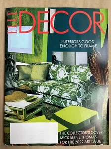 ELLE DECOR Magazine MARCH 2022 New SHIP FREE Interiors Good Enough To Frame - Picture 1 of 12