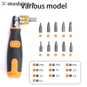 10 In 1 Portable Ratchet Screwdriver Multi Angle Multifunctional Screwdriver Set - Picture 1 of 14