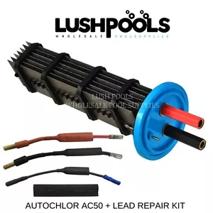 Auto Chlor AC50 Autochlor 50AMP STD Chlorinator Cell + 1/2 Lead Kit K-Chlor - Picture 1 of 4