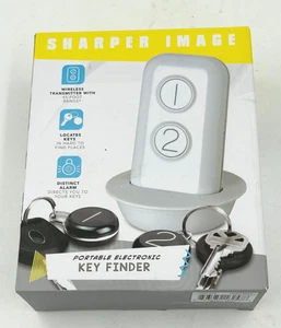 Sharper Image Portable Electronic Key Finder For 2 Sets Of Keys - Picture 1 of 3