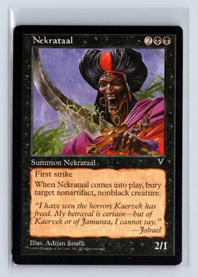 NEKRATAAL – MTG Magic the Gathering Card – Visions – Uncommon - Image 1 of 4
