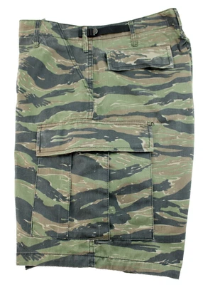 Nuevo ROTHCO Tiger Stripe Camuflado BDU Para hombres Mediano 31-35" Ejército Carga Pantalones Cortos Precio de venta sugerido por el fabricante $65 Foto 1 de 4