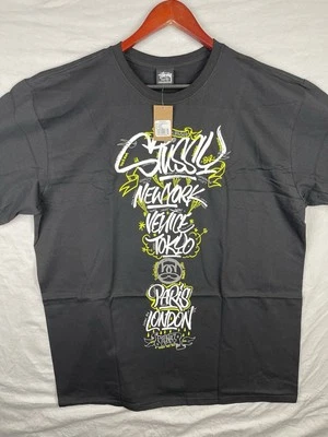 Stussy Born x Raised Shirt Men Extra Large XL BXR 8 Handstyles Tee Streetwear - Image 1 of 4