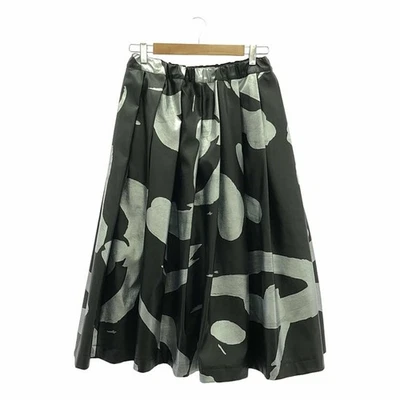 Falda COMME des GARCONS 2024AW imitación cuero patrón total S negra usada KLDR-0 Foto 1 de 4