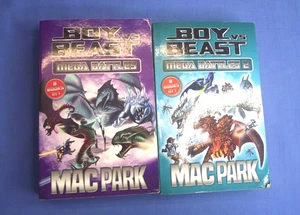 Mac Park Boy Vs Beast Mega Battles 1&2 Book Bundle - Paperback - Foto 1 di 9