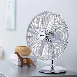 VENTILATORE *40 TAVOLO OSCILLANTE INOX RETRO' - Foto 1 di 2