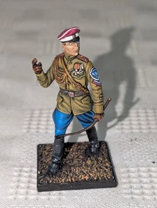 St. Georges WWII Era Soviet Officer 60mm Tin Well Painted! - Picture 1 of 5