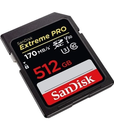 SanDisk 170MBs 512GB SDXC Extreme Pro UHS-I C10 U3 V30 512G SD Card SDSDXXY-512G - Image 1 of 3