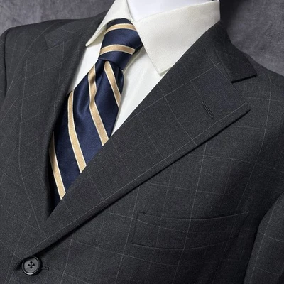 Hickey Freeman Sport Coat 44R Blue Loro Piana Tasmanian Wool Canterbury Blazer - Image 1 of 4