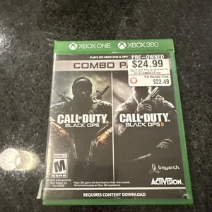 Call of Duty Black Ops I & II Combo Pack Microsoft Xbox 2015 - Picture 1 of 3