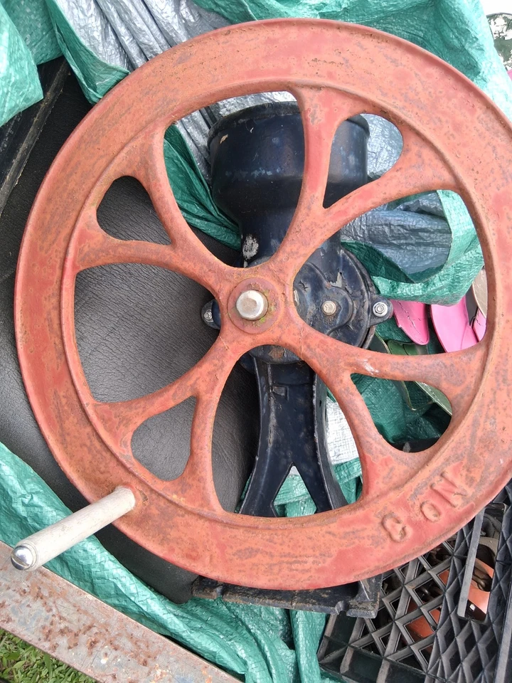 Molinillo de café antiguo Nº3/molino de hierro fundido  Foto 1 de 2