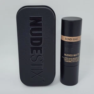 Nudestix Matte Bronzing Stick 3-in-1 Cream Bronzer for Face, Lip, Eye, Bondi Bae - Picture 1 of 6