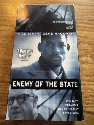 Enemy of the State (VHS, 1999) Will Smith, Gene Hackman, Action-Thriller - Image 1 of 4