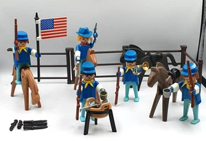 Playmobil 3230s1v2 Playmobil Geobra System Series Western US Cavalry 1976 - Imagen 1 de 11