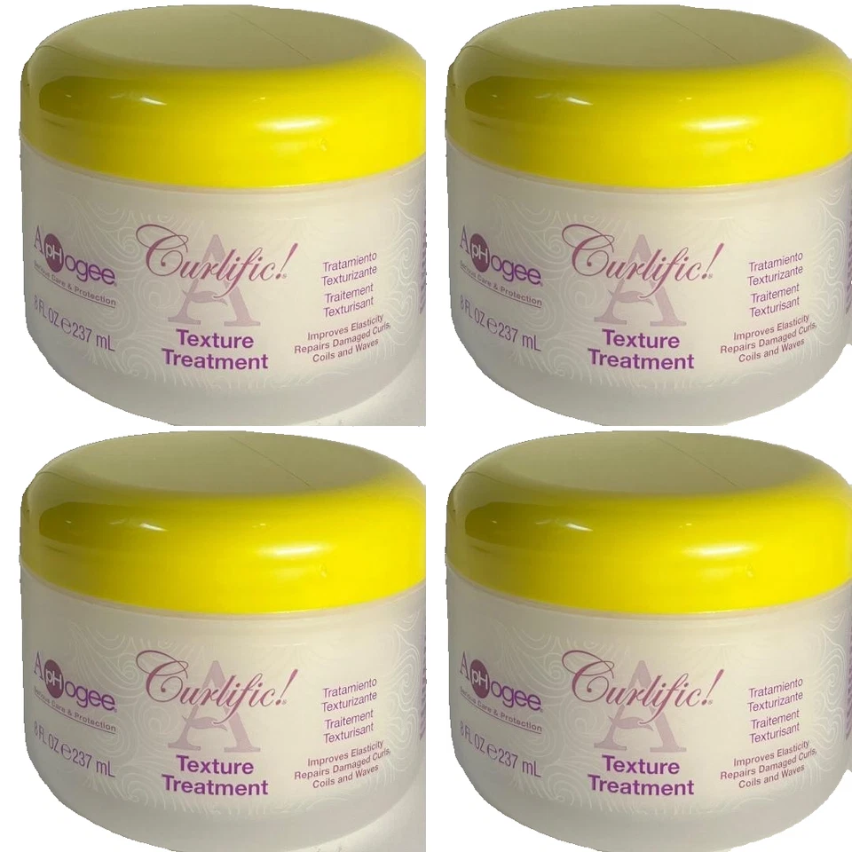 4 Aphogee Curlific Texture Treatment Repairs Damaged Curls Waves 8 oz ea (147) - Image 1 of 1