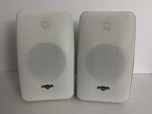 Polk Audio M Series M2 Angled Wall Speakers w/ Wall Mounts White - TESTED - Picture 1 of 6
