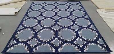 Темно-синий пятнистый ковер на спину 8 футов 0 дюймов x 10 футов 0 дюймов, сниженная цена 1172784147 BEL139B-8 - Изображение 1 из 4